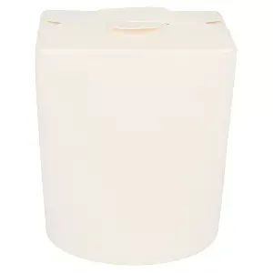 Envases multiuso microondables  480 ml 300 + 18 pe g/m2 ø8x9 cm blanco cartoncillo (50 unid.)