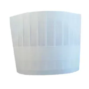 Cappello regolabile clasico  18 cm bianco airlaid (10 unità)