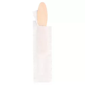 Colherinhas gelados embaladas 'wood'  7,5 cm natural madeira (600 unidade)