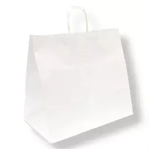 Sacos sos catering com asas  90 g/m2 36+21x33,5 cm branco celulose (250 unidade)