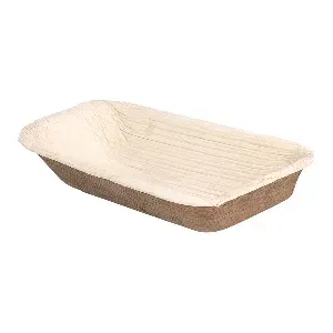 Mini terrine 'areca'  7x12x2,5 cm naturale areca (200 unità)