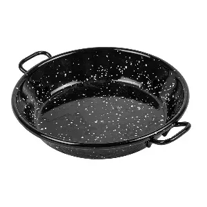 
mini panela esmaltada
 'artinox'  ø12x2,4 cm preto aço (10 unidade)