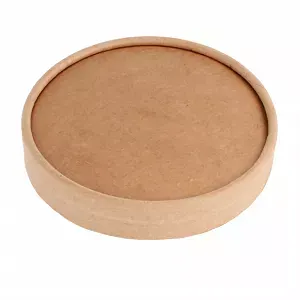 Tampa p/ taça gelados 300 ml 280 + 18 pe g/m2 ø10 cm castanho cartolina (1000 unidade)