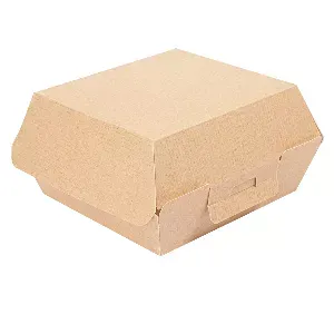 Scatole hamburger 'thepack'  13x12,5x6,2 cm (s) naturale cartone nano-micro (450 unità)
