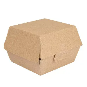 Scatole hamburger 'thepack'  13x12,5x9 cm (m) naturale cartone nano-micro (500 unità)