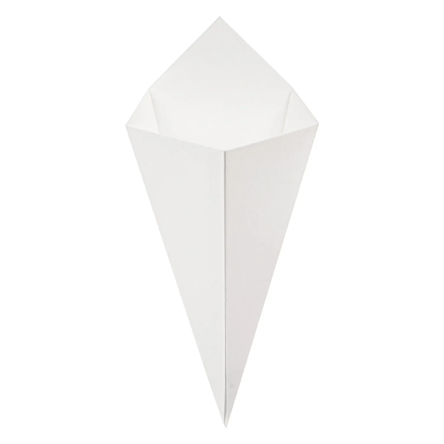 Cones batatas fritas 'thepack' 250 g 15,7x26,8 cm branco cartão nano-micro (1200 unidade)