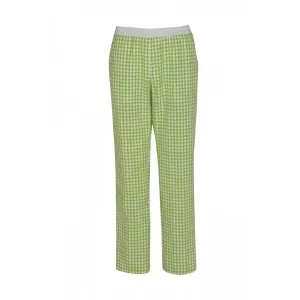 Pantalón bambula pistacho