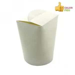 500 Uds. Envases de cartón blanco oriental (500cc) | Ref: FB0500