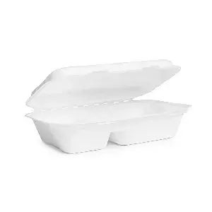 Envase pulpa 2 compartimentos 1000cc 24x16x6cm