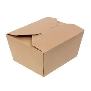 Caja carton kraft biopack® 650cc 110x90x64mm