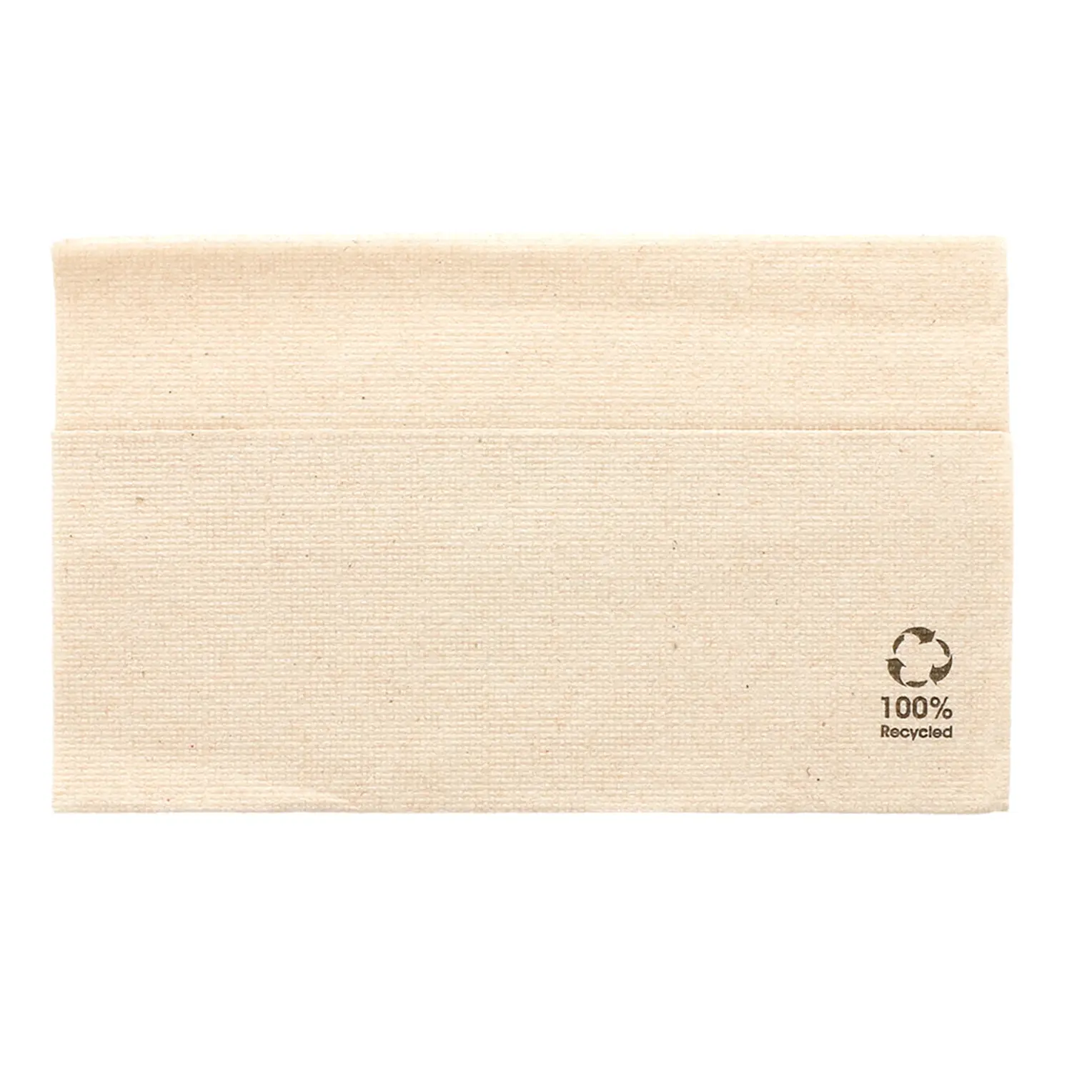 Tovaglioli master servis ecolabel 1 velo 'feel green'  23 g/m2 33x33 cm naturale tissue riciclato (4800 unità)