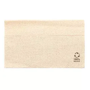 Tovaglioli master servis ecolabel 1 velo 'feel green'  23 g/m2 33x33 cm naturale tissue riciclato (4800 unità)