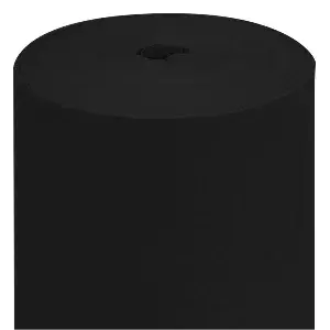 Rolo de toalha de mesa  55 g/m2 1,20x50 m preto airlaid (1 unidade)