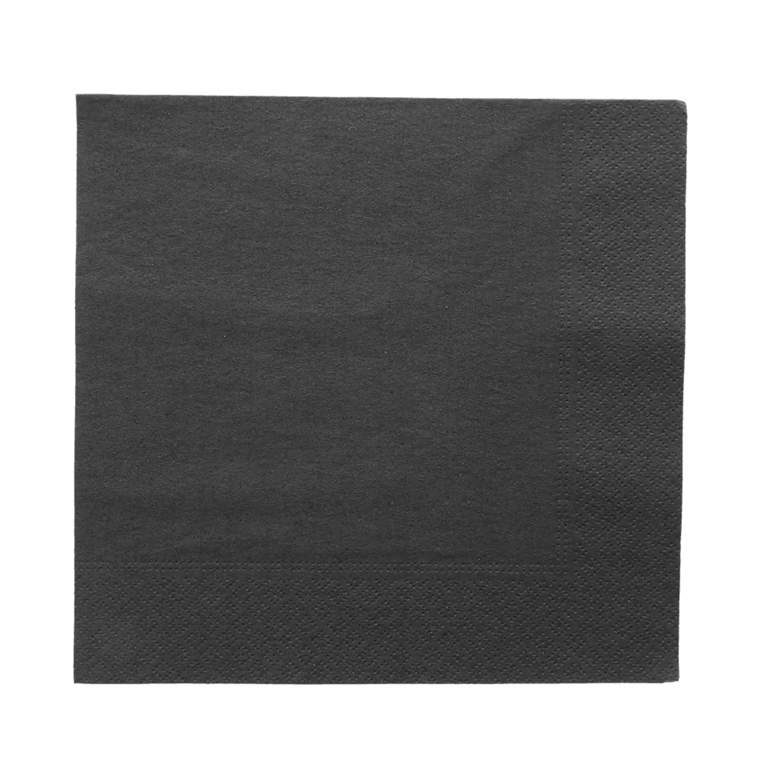 Tovaglioli ecolabel 2 veli  18 g/m2 39x39 cm nero tissue (1600 unità)