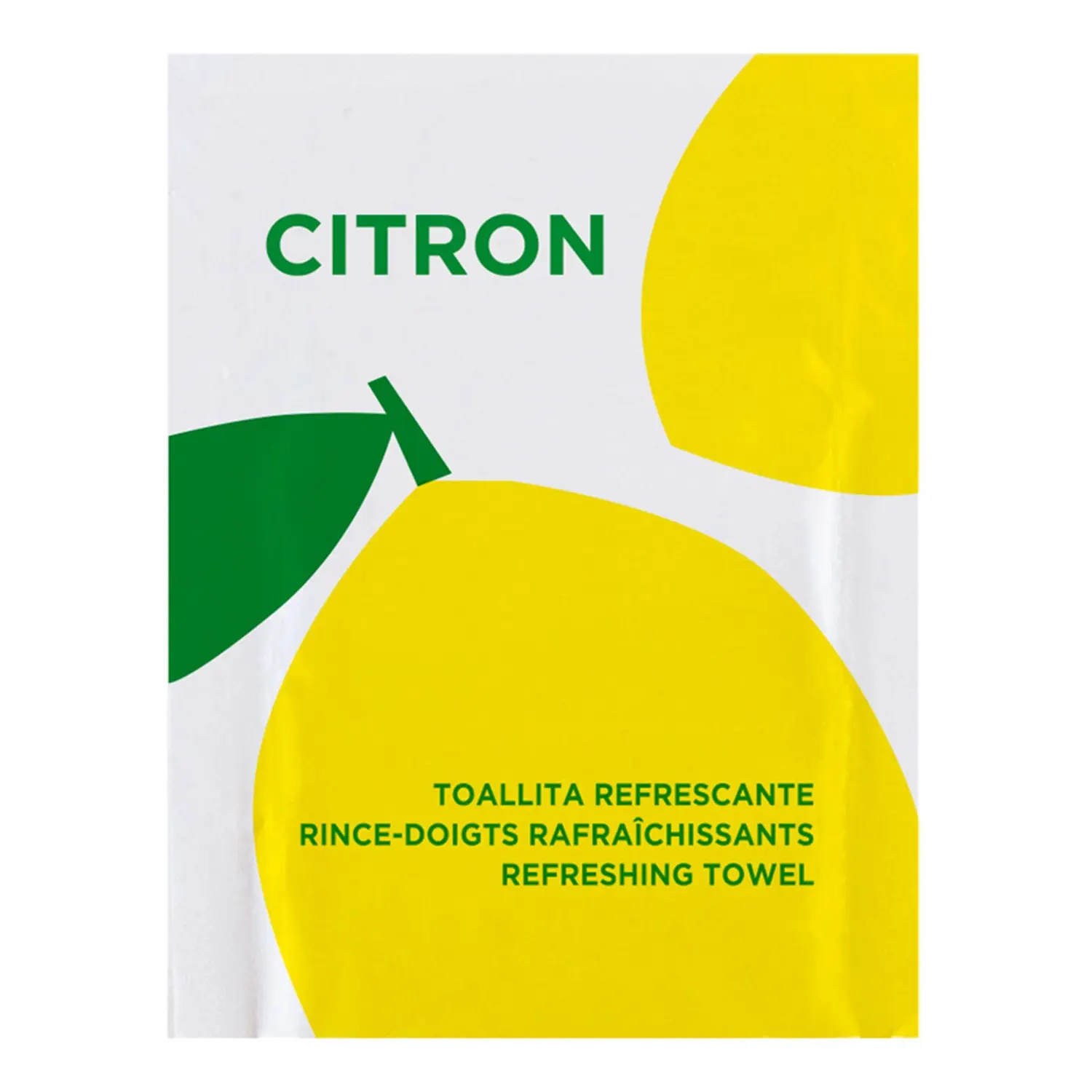 Salviette rinfrescante citron classic 45 g/m2 6x8 cm bianco cellulosa (2000 unità)