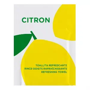 Salviette rinfrescante citron classic 45 g/m2 6x8 cm bianco cellulosa (2000 unità)