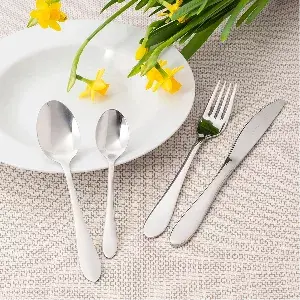 Cucchiai 'artinox' atlanta  20,1 cm argento acciaio (12 unità)