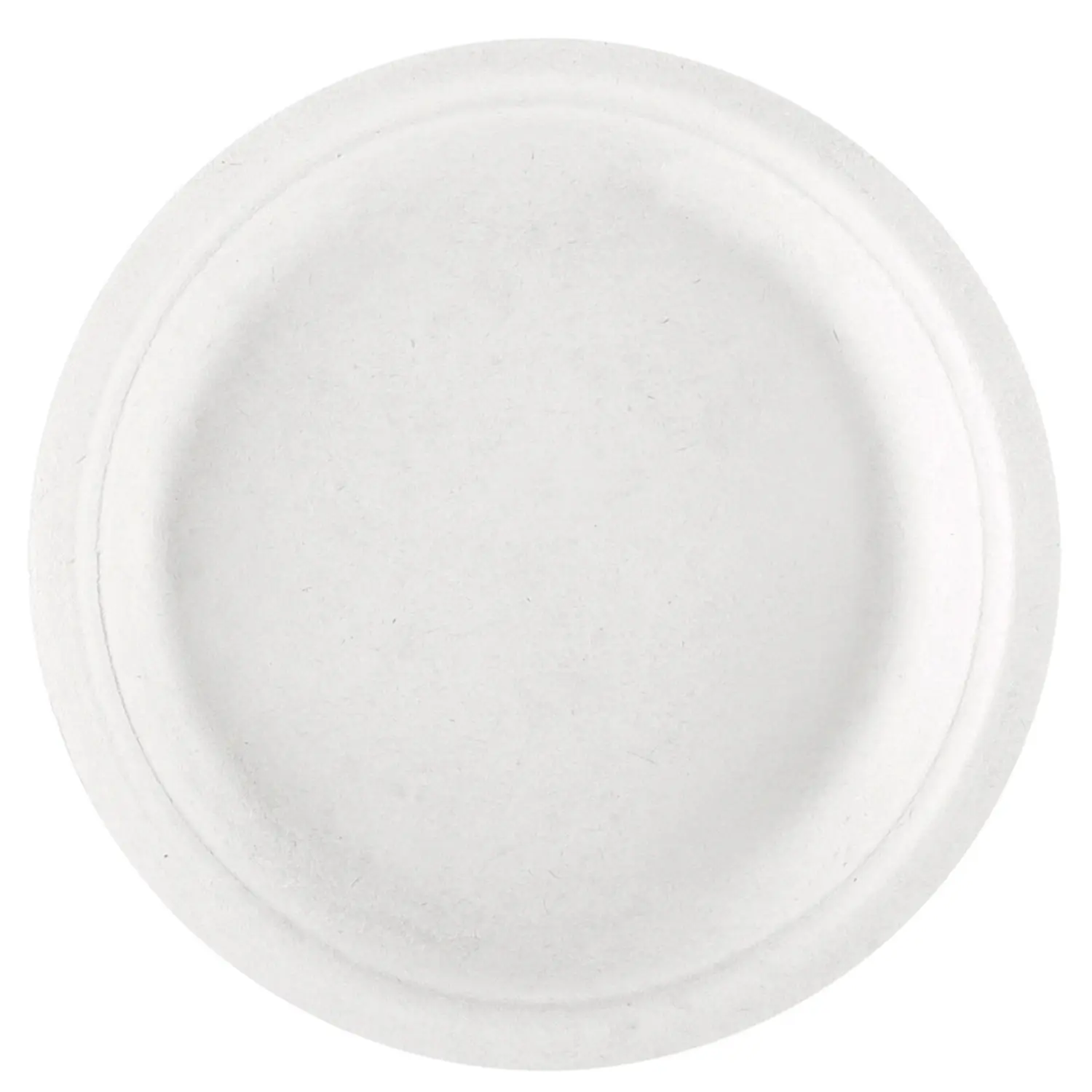 Piatti 'bionic'  ø 18x1,8 cm bianco bagassa (1000 unità)