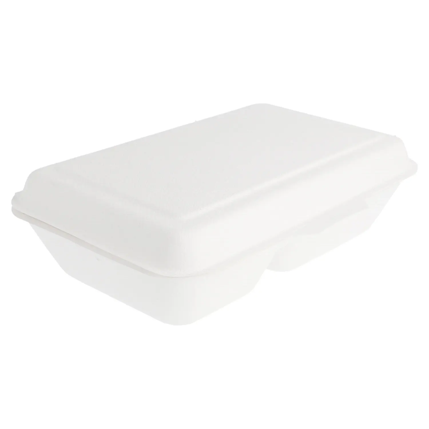 Contenitori 2 scomparti 'bionic' 1 l 16,5x22,5x6,4 cm bianco bagassa (500 unità)