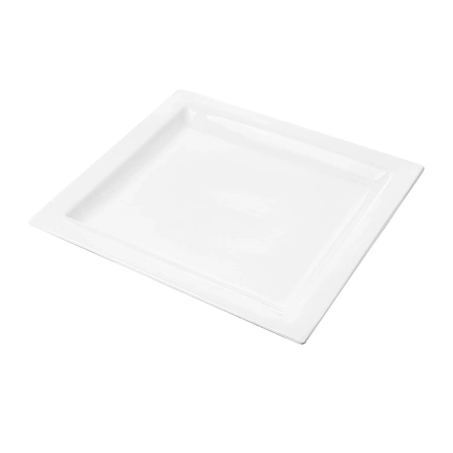 Piatti rettangolari  32x28,5 cm bianco porcellana (6 unità)