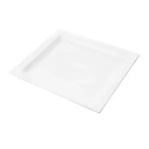 Piatti rettangolari  32x28,5 cm bianco porcellana (6 unità)