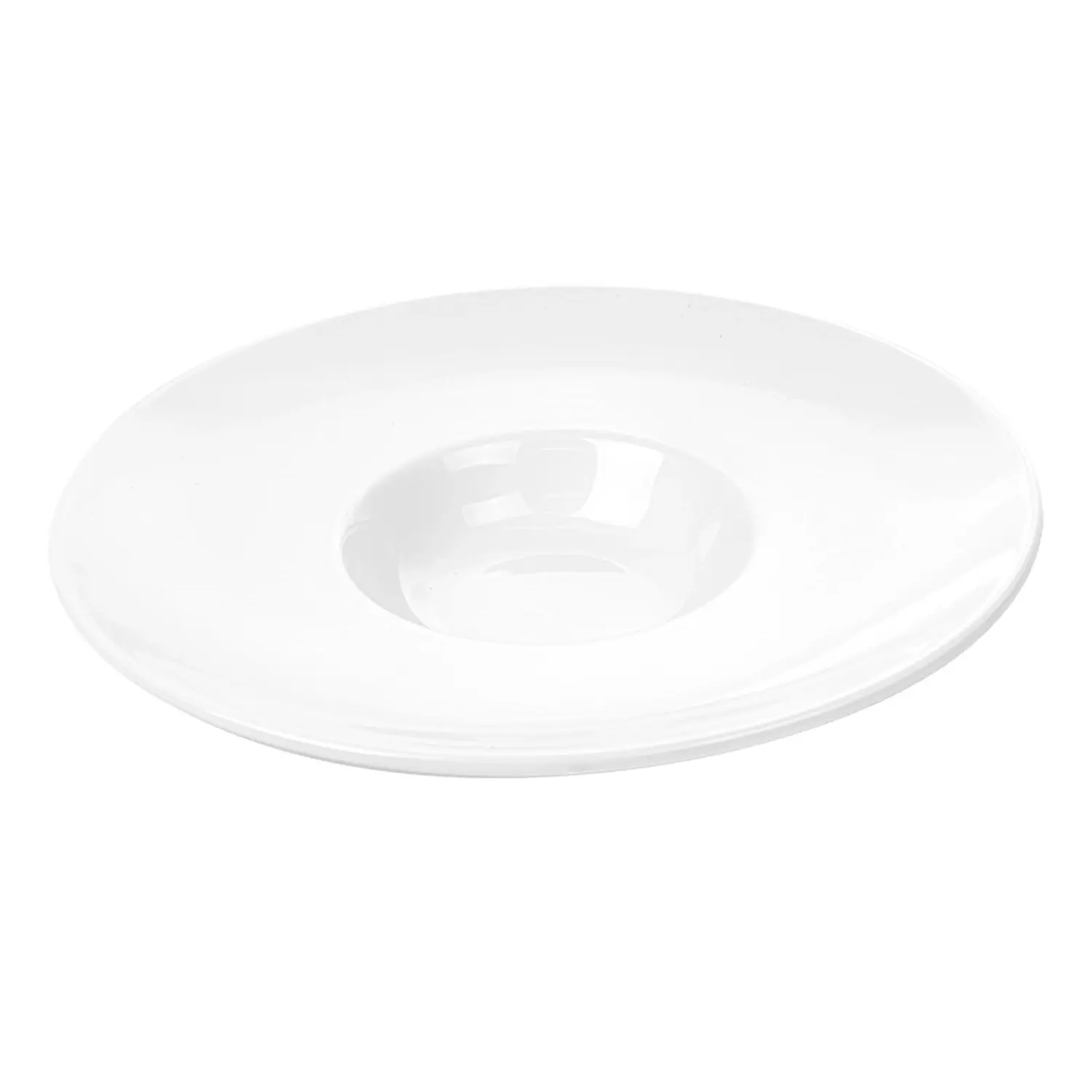 Piatti "gran ala"  ø 28,5 cm bianco porcellana (12 unità)