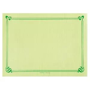 Toalhetes de mesa  48 g/m2 31x43 cm verde anis celulose (2000 unidade)