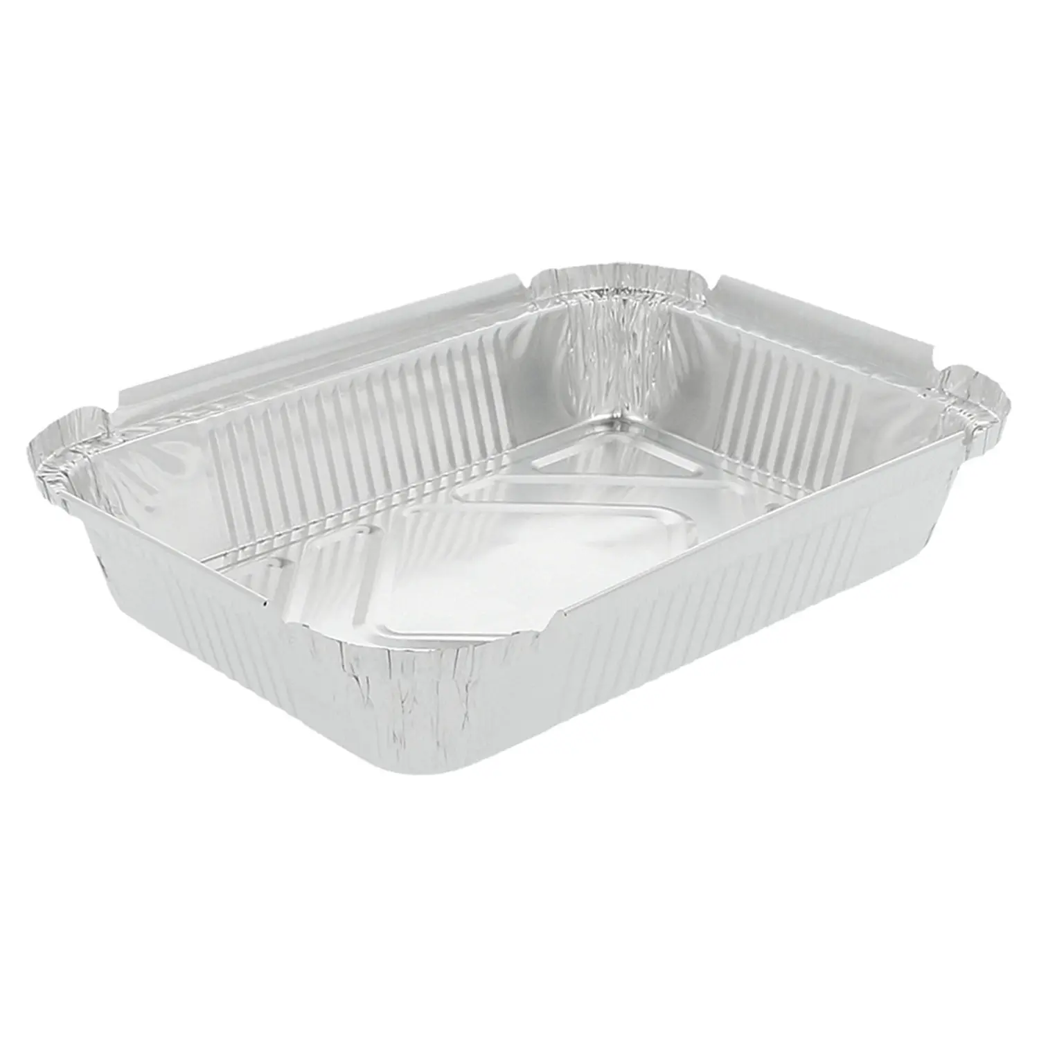 Recipiente retangular  585 ml 19,2x14x3 cm alumínio (100 unidade)