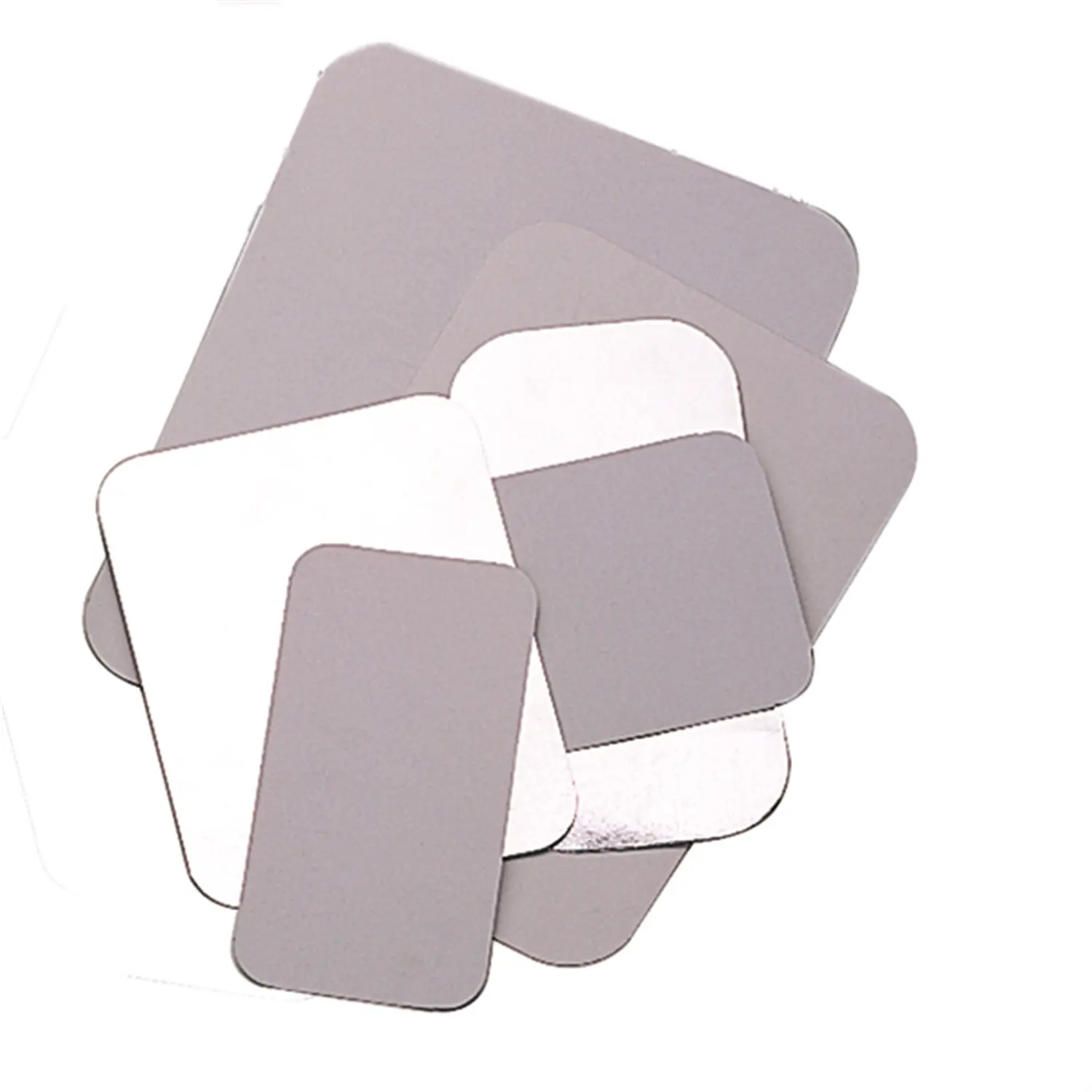 Tampa para - código 135,68   21,2x14,9 cm branco cartón + aluminio (100 unidade)