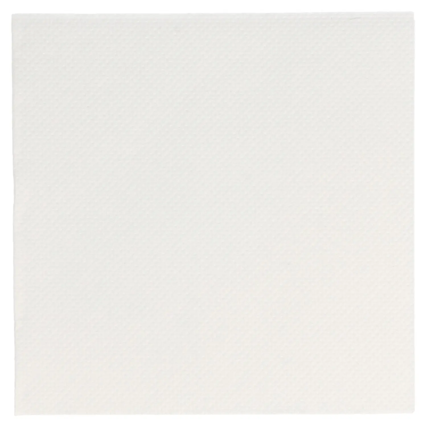 Tovaglioli 'double point' 18 g/m2 20x20 cm bianco tissue (2400 unità)