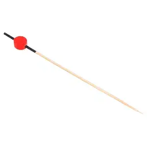 Picks "rojo y negro" 'bamboo'  12 (h) cm natural bambú (100 unid.)