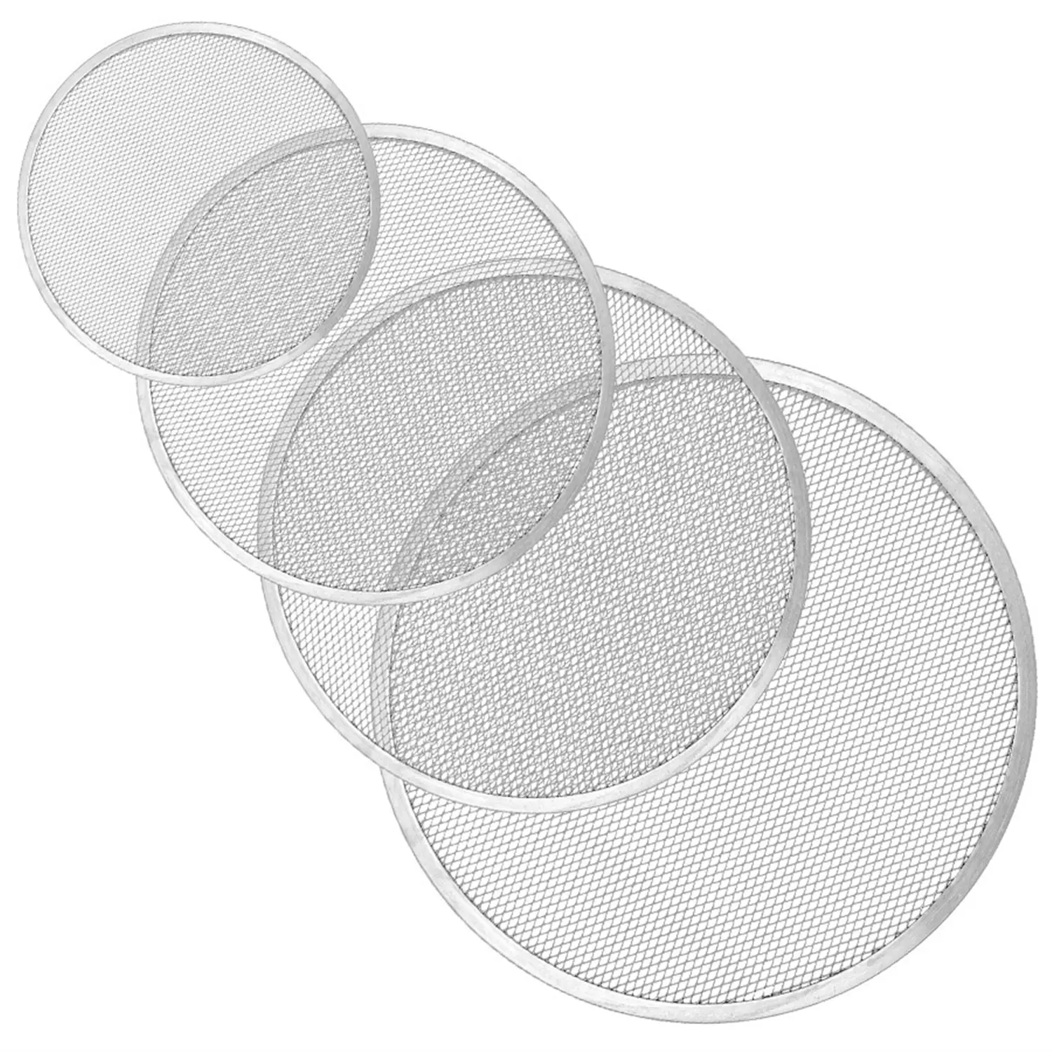 Retina per pizza  ø 33 cm argento alluminio (1 unità)