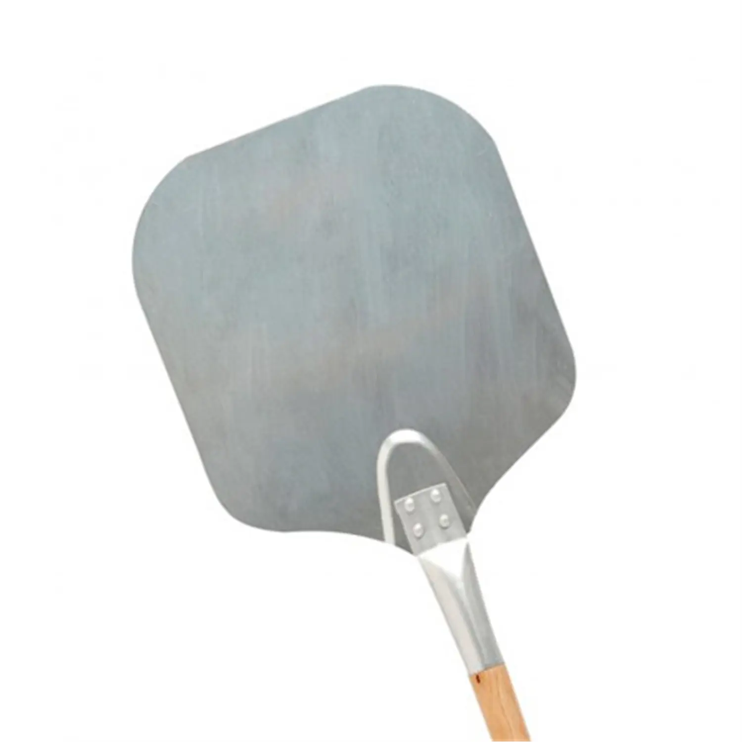Pá de pizza bordas afiadas  35,6x40x106,5 cm prateado alumínio (1 unidade)