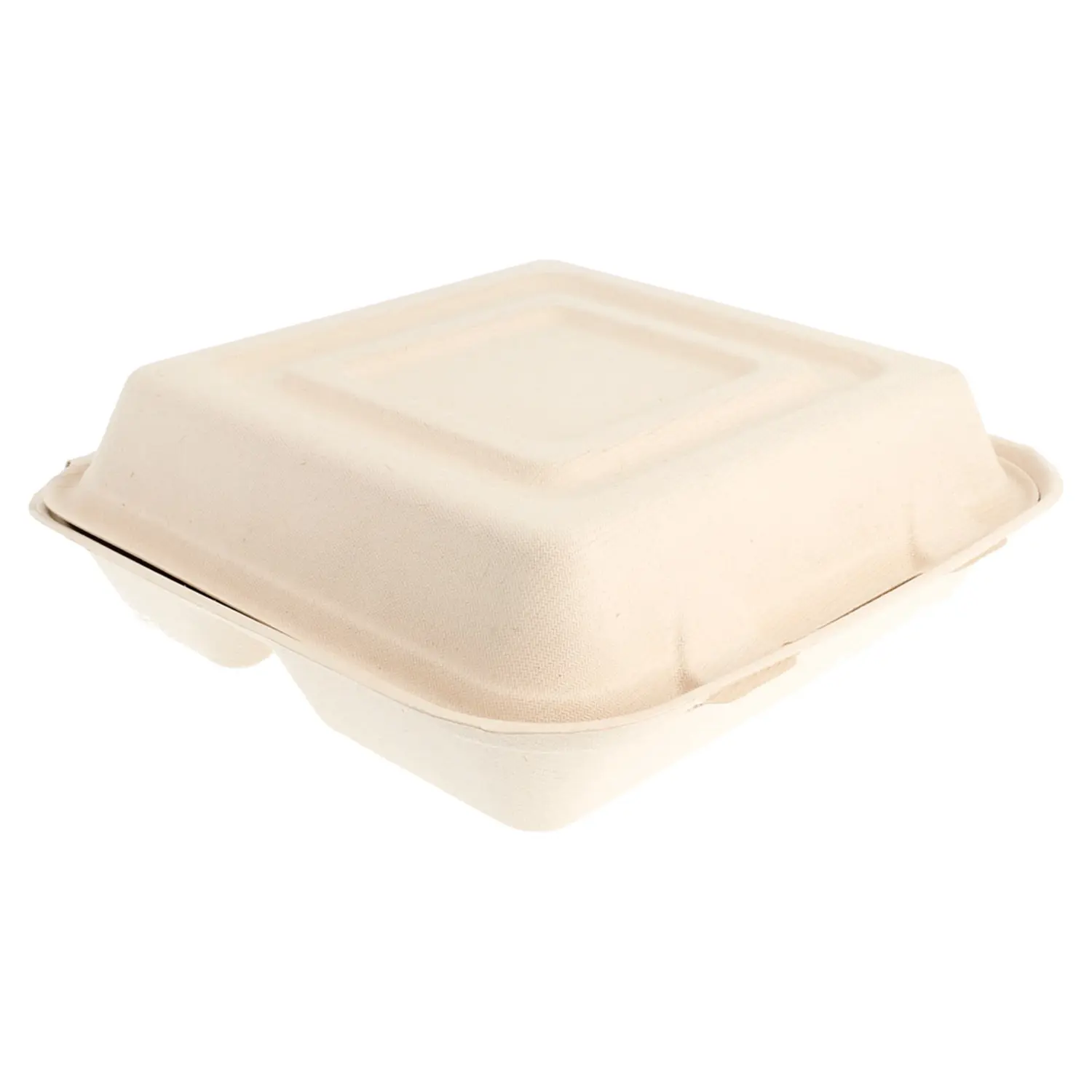 Caixas "l" 3 compart. 'bionic' 940 ml 25x25x7,5 cm natural bagaço (250 unidade)