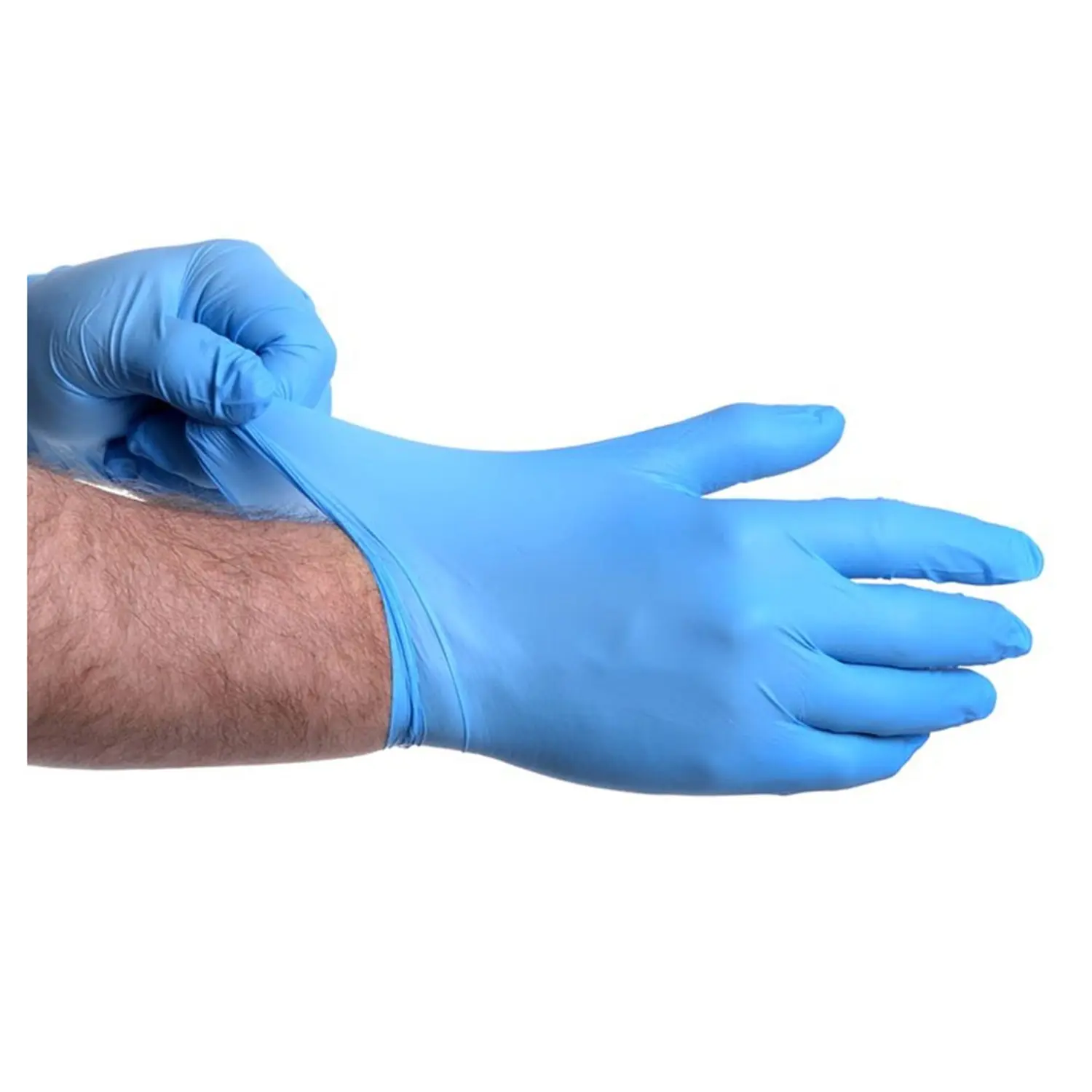 Guantes  size: s azul nitrilo (100 unid.)