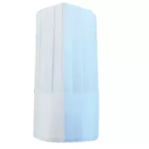 Toca de chefe clássico  31 cm branco airlaid (10 unidade)
