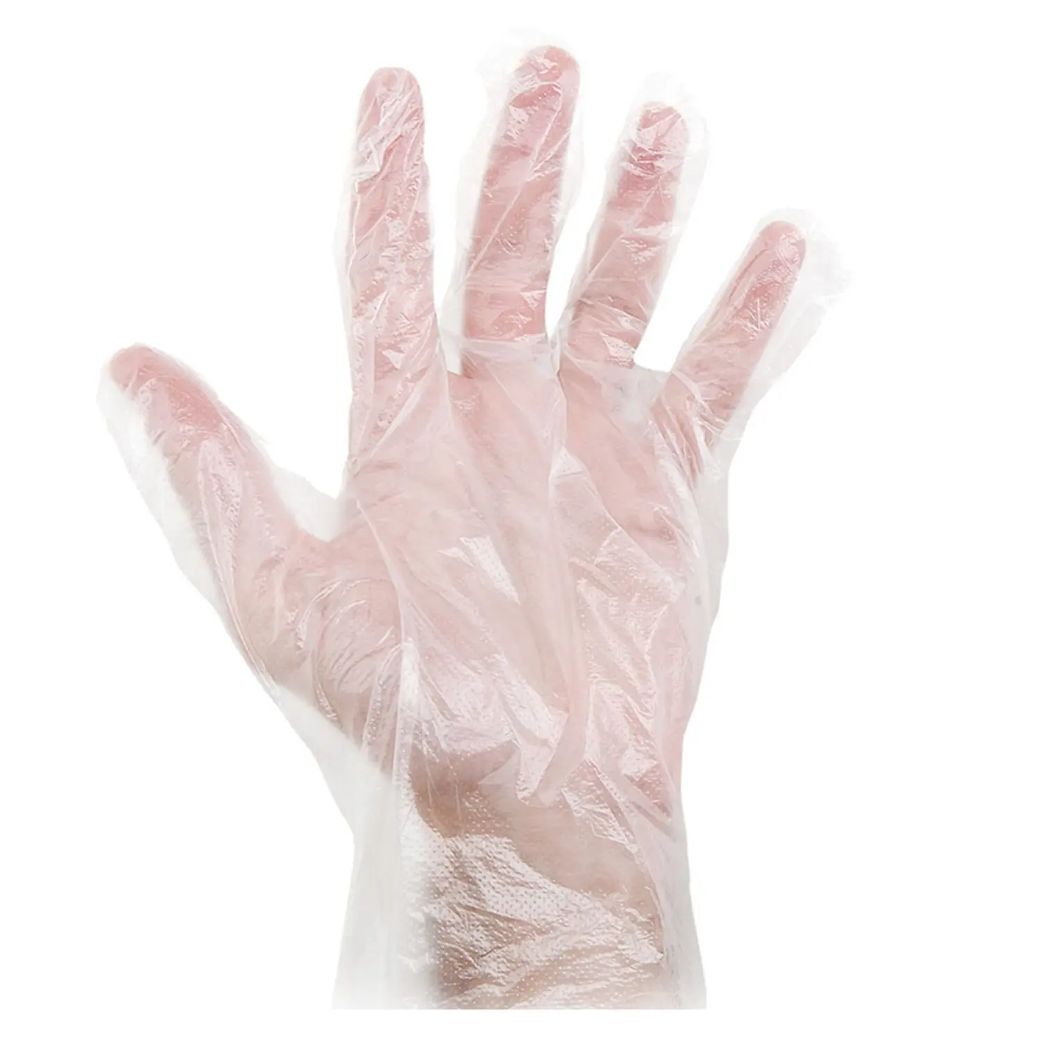 Luvas  size: m transparente pehd (100 unidade)