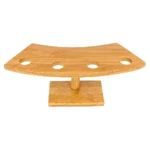 Suporte p/ 4 cones 'bamboo'  26x10,5x9 cm natural bambú (1 unidade)