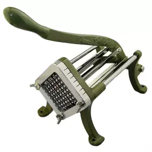 Maquina corte batatas fritas + lâminas 12,7 mm   alumínio (1 unidade)