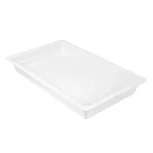 Contenitore gn 1/1  53 x 32 x 6,5 (h) cm bianco melamina (3 unità)