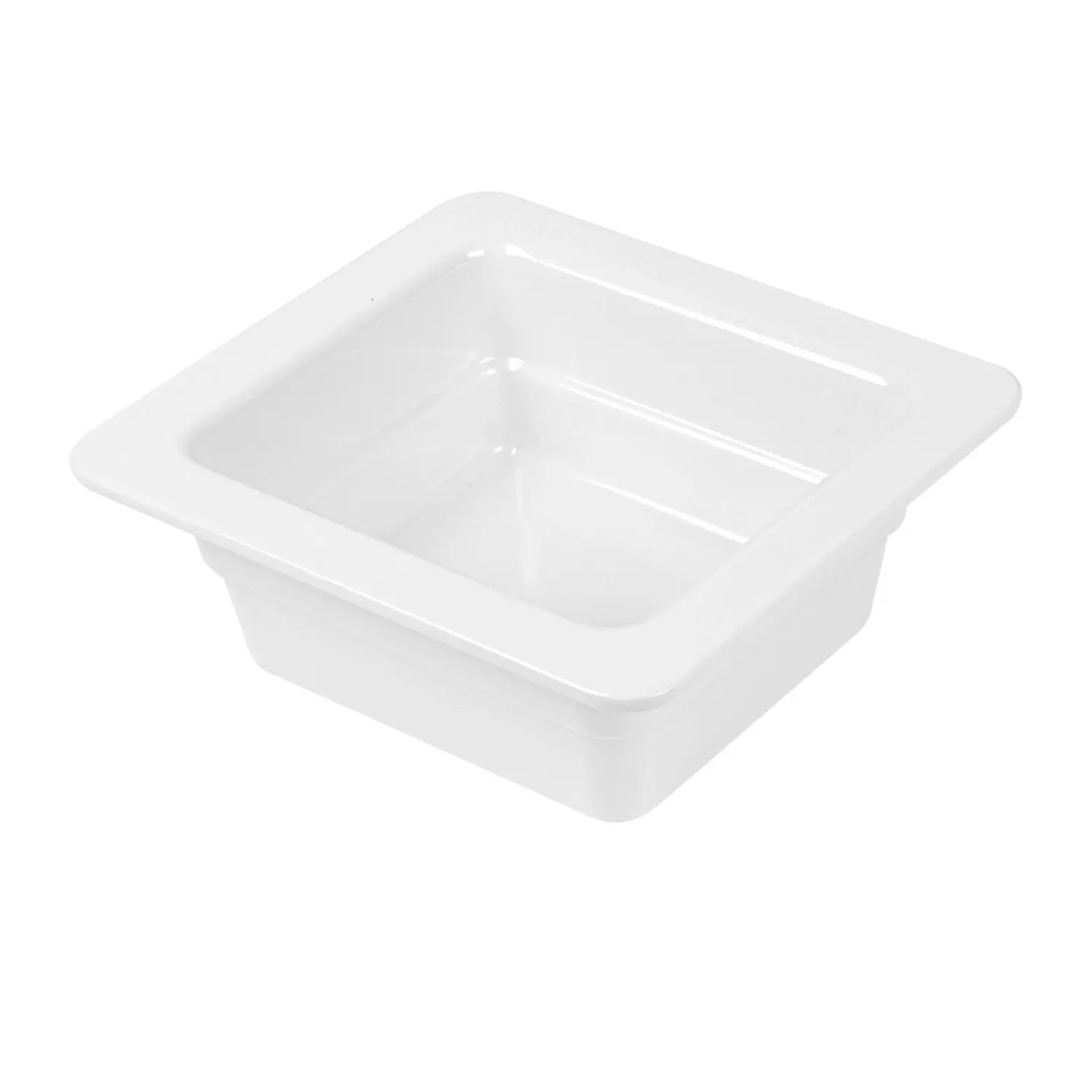 Tabuleiro gn 1/6  6,5 (h) cm branco melamina (6 unidade)