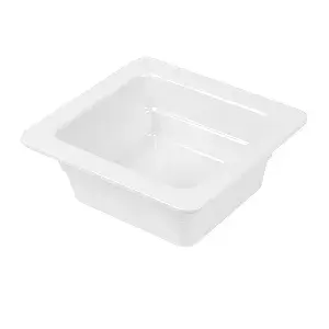 Tabuleiro gn 1/6  6,5 (h) cm branco melamina (6 unidade)