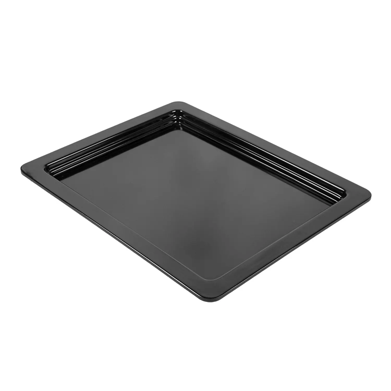 Tabuleiros gn 1/2  32,5 x 26 x 2 (h) cm preto melamina (6 unidade)