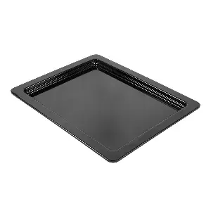 Tabuleiros gn 1/2  32,5 x 26 x 2 (h) cm preto melamina (6 unidade)
