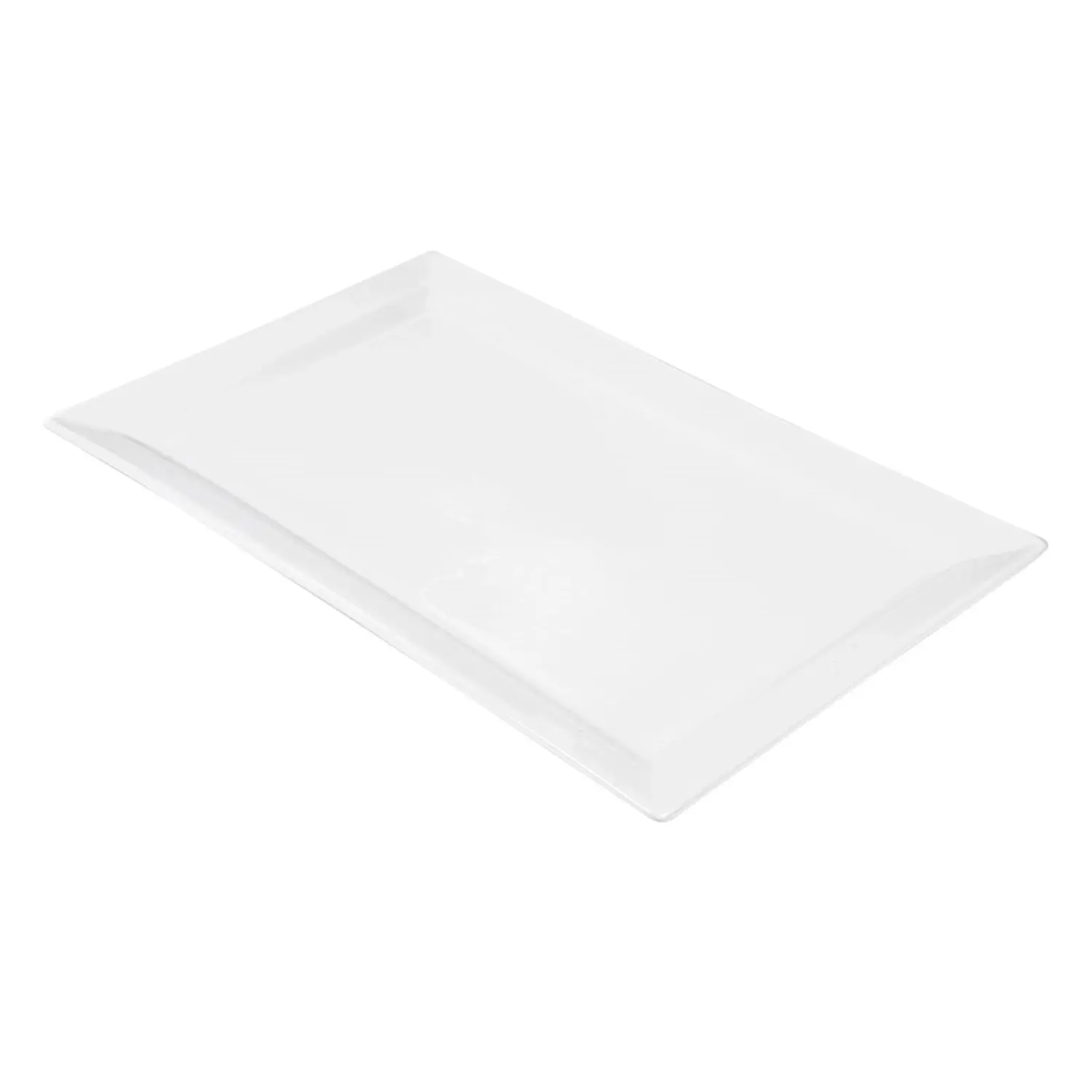 Piatti rettangolari  45x28 cm bianco porcellana (6 unità)