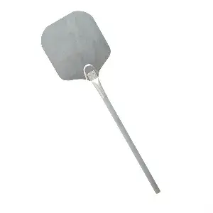 Pá de pizza mini  17,1x19,7x52,1 cm prateado alumínio (1 unidade)