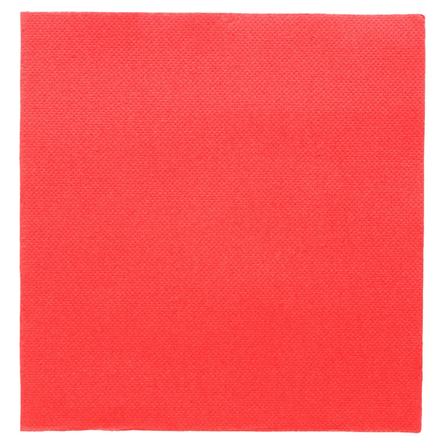 Tovaglioli ecolabel 'double point' 18 g/m2 33x33 cm rosso tissue (1200 unità)
