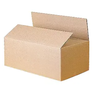 Caixas de canal simple  561 g/m2 40x30x20 cm natural cartão (16 unidade)