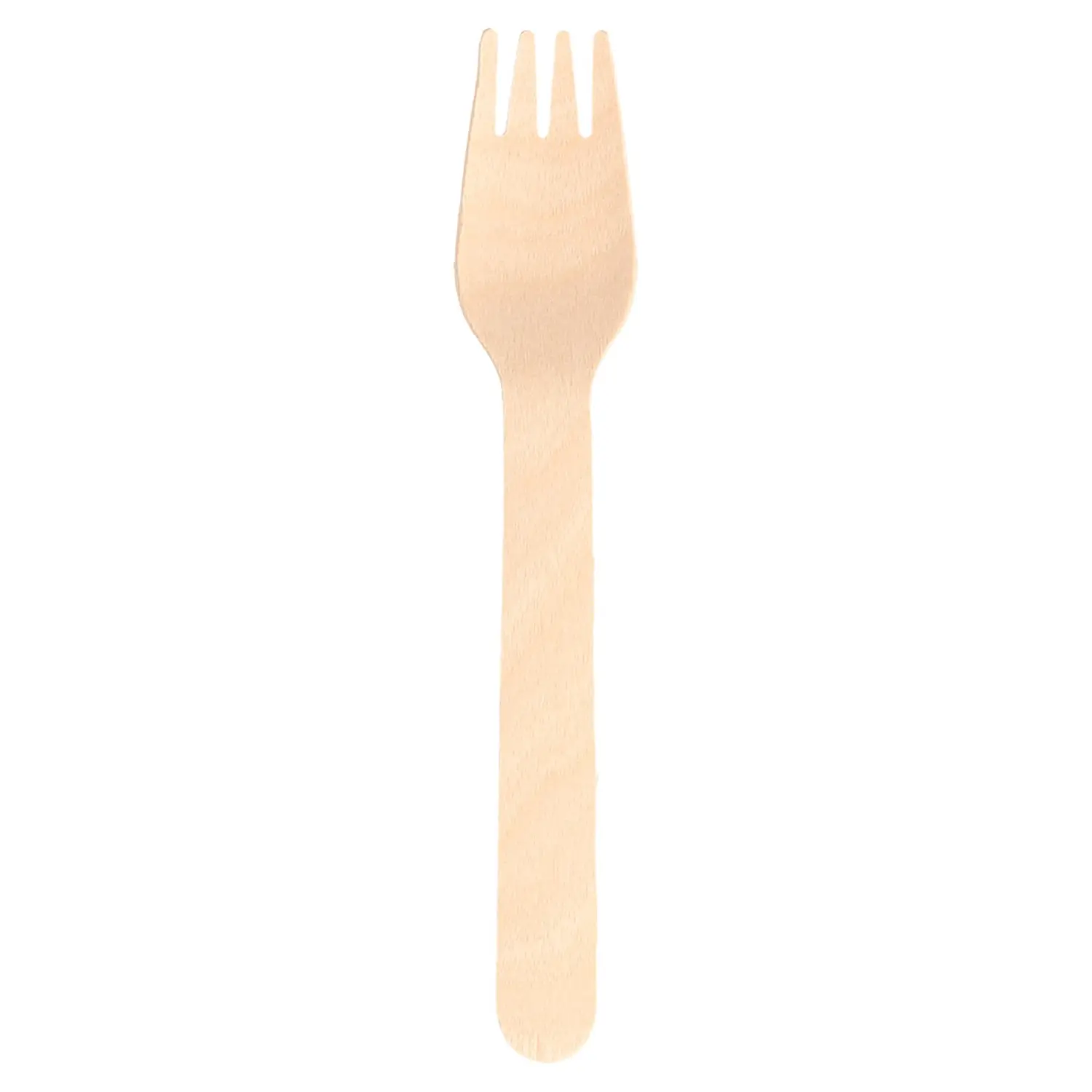 Forchetta 'wood' makan  15,5 cm naturale legno (100 unità)