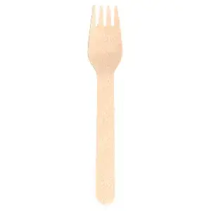 Forchetta 'wood' makan  15,5 cm naturale legno (100 unità)